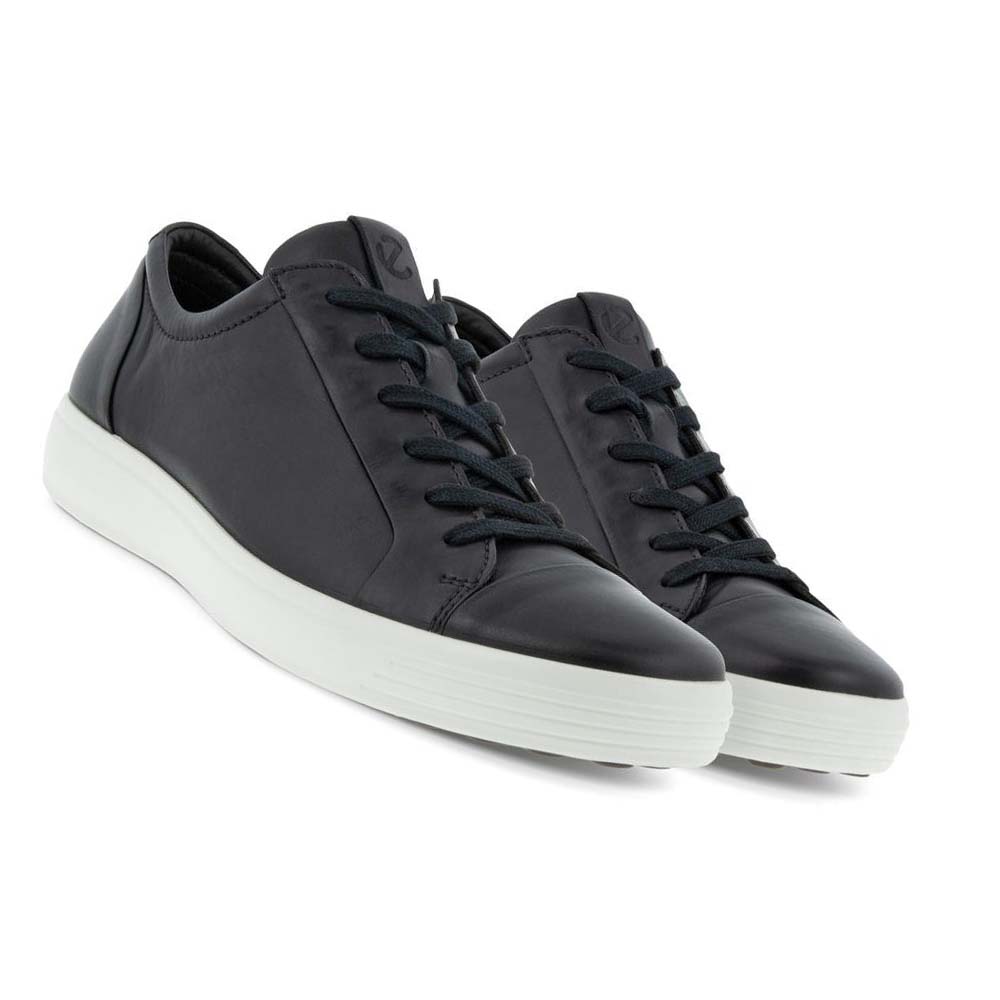 Ecco Soft 7 City Sneakers Herr Svarta | SE 629ILH